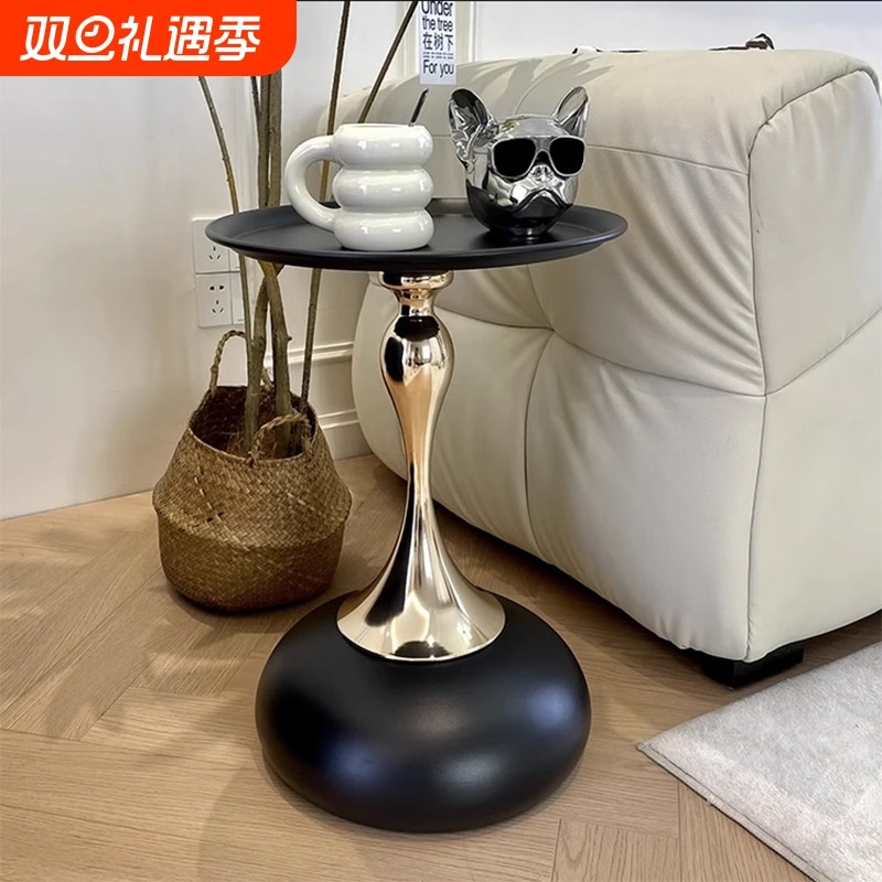 小蛮腰茶几沙发边几网红ins意式轻奢现代小圆桌角几可移动床头柜