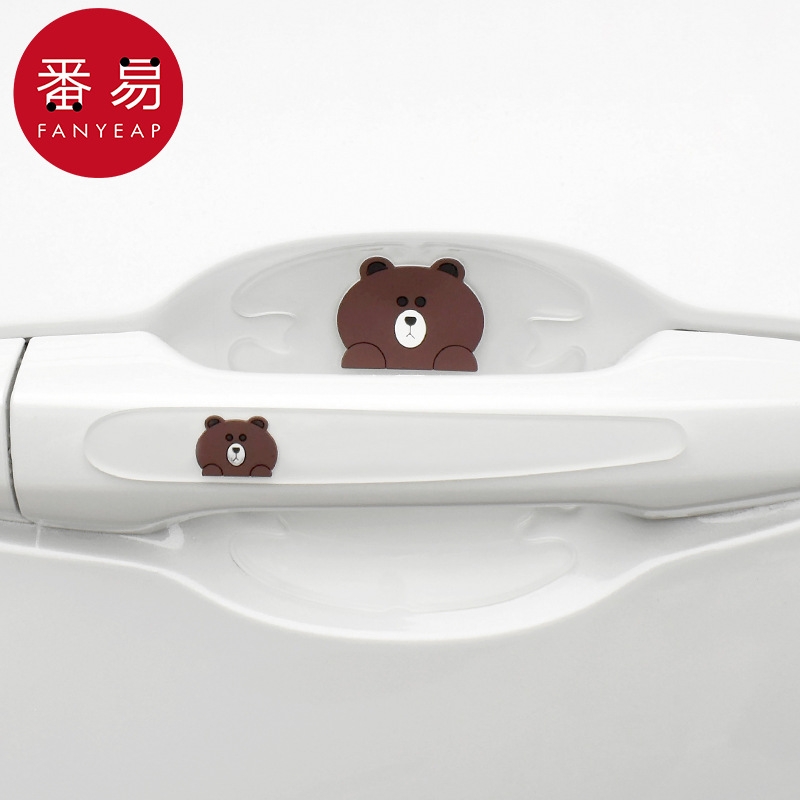 防撞条/车门CC1sn0-把手贴防刮蹭汽碗拉手划痕贴透明漆面保护