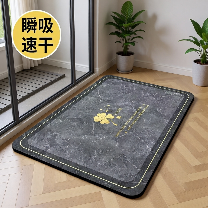 硅藻泥浴室卫生间防滑吸水地垫