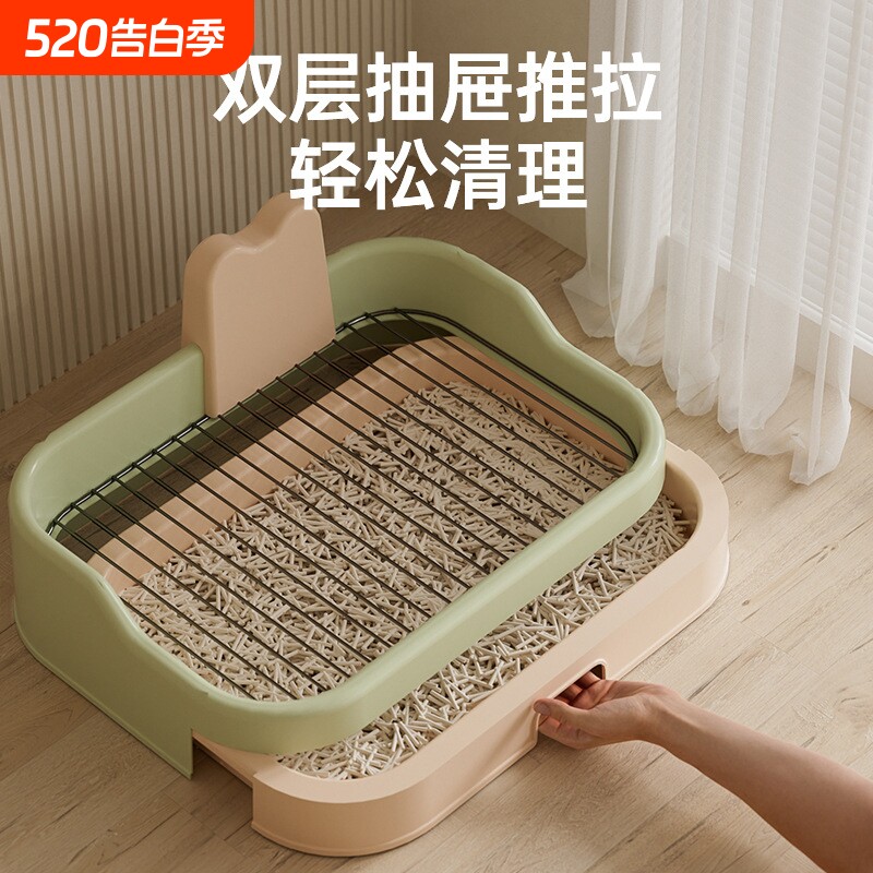 狗厕所小型犬狗狗专用厕所狗定点上厕所神器防踩屎狗砂盆狗尿盆