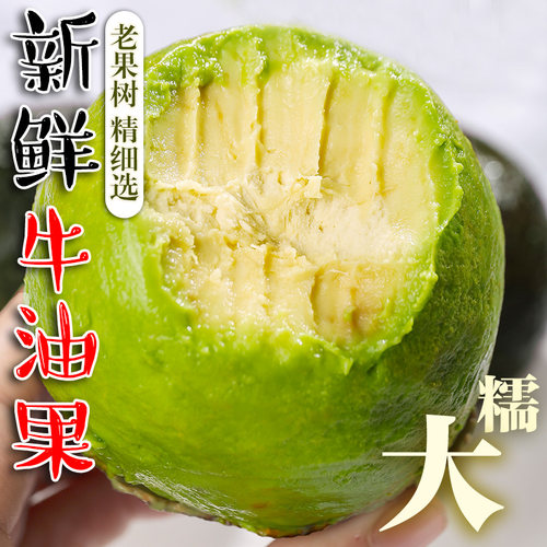 秘鲁哈斯牛油果大果新鲜水果当季整箱包邮一级鳄梨进口辅食奶油