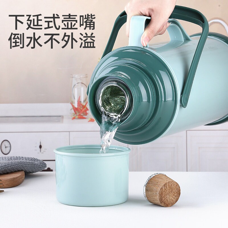 暖瓶家用暖壶大号保温瓶塑料外壳暖水瓶热水瓶3.2l大容量木塞玻璃图片