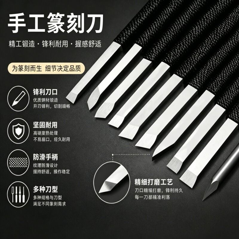 雕刻刀手工刻刀木工套装硬木头木雕核雕工具石刻刀篆刻刀雕刻石头