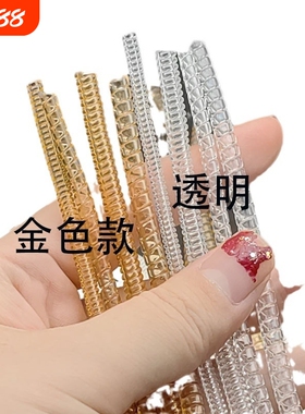 缠绕圈保护套透明皮筋戒指电话线防刮大小防磕碰调节黄金防磕