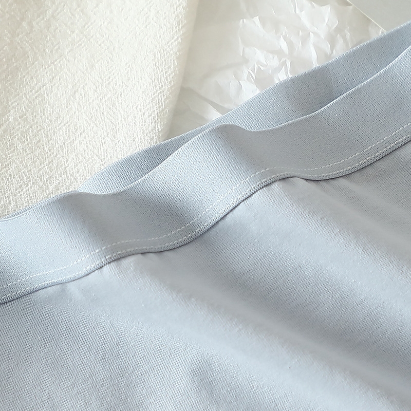 女士内裤女纯棉中腰大码提臀三角裤纯色中腰收腹棉质无痕底裤女生