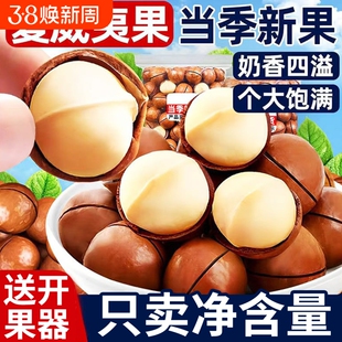 夏威夷果袋装干果仁孕妇原味年礼坚果零食新鲜大果健康好吃年货节