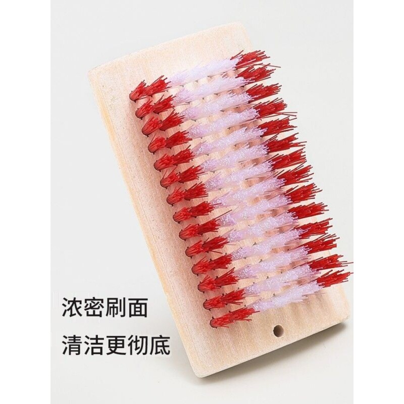 家用加厚长柄木质竹质洗鞋刷鞋刷硬毛洗衣刷地板刷清洁不伤鞋刷子