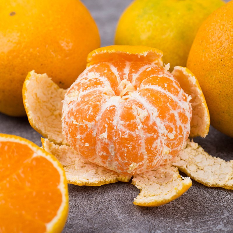 湖南石门蜜桔来自中国柑橘之乡桔香浓郁酸甜可口橘子发顺丰京东