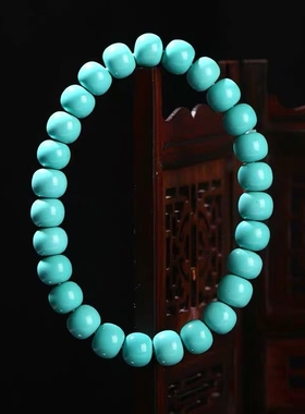 湖北原矿绿松石手链手串