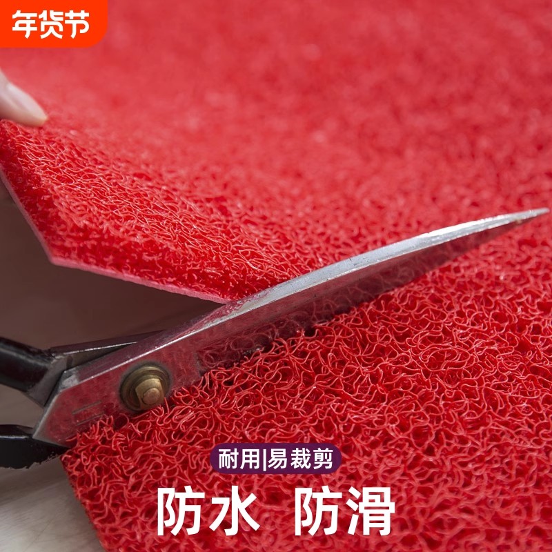 地垫大面积室外红地毯塑料丝圈垫子防水门口垫进门迎宾脚垫防滑垫,居家布艺,入户地垫,淘宝优惠券,粉丝福利购,淘宝优惠卷