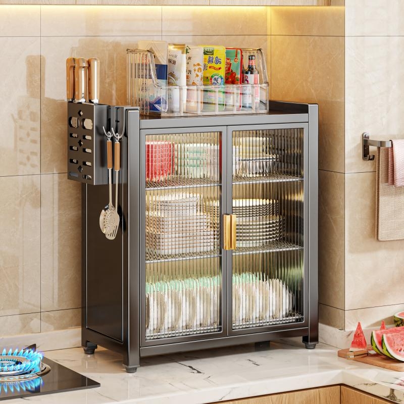 【升级密封防尘】厨房碗碟置物架