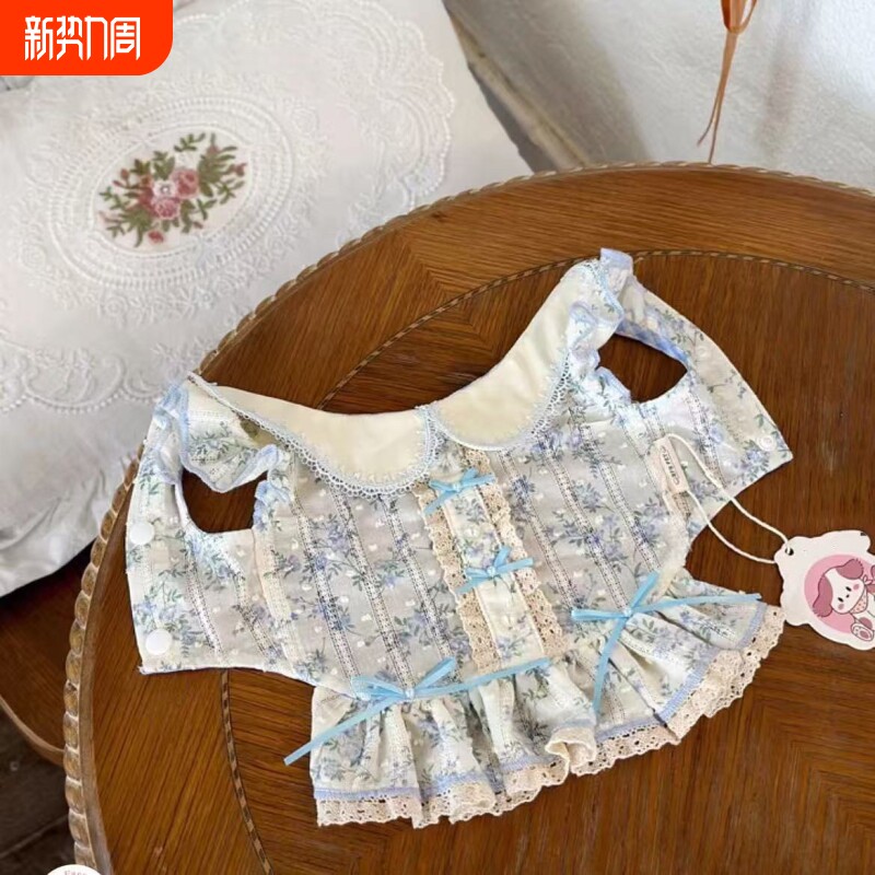 狗狗猫猫小旗袍国风唐装衣服春夏装新中式宠物服