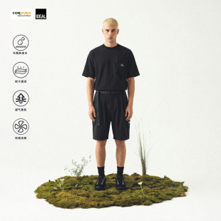 户外机能透气口袋CORDURA 短袖 70D四面弹无氟超泼 云匣 WHYWORKS