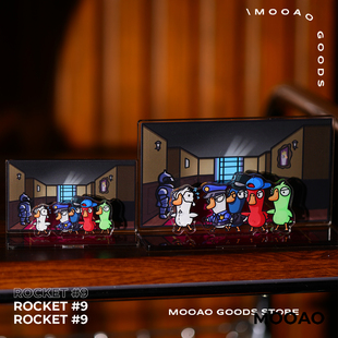 鹅鸭杀大白鹅警长政治家指控场景游戏同人原创亚克力高清质感摆件