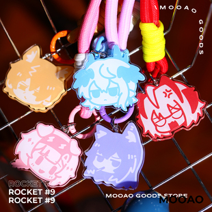 明日方舟周边水月银灰流明缪尔赛思德克萨斯同人亚克力钥匙扣挂件