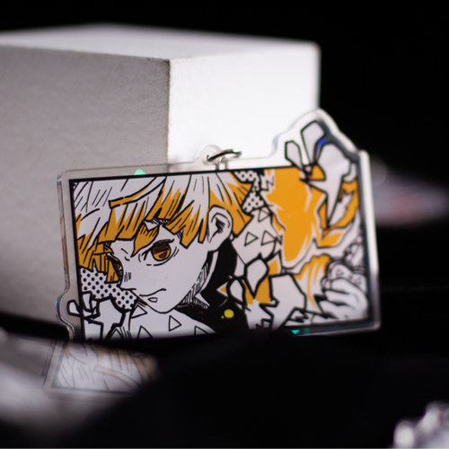 鬼灭之刃钥匙扣我妻善逸炭治郎