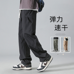 D-A232-HK9223-P50-控79美式软壳冲锋裤男夏季薄款速干痞帅休闲裤图片