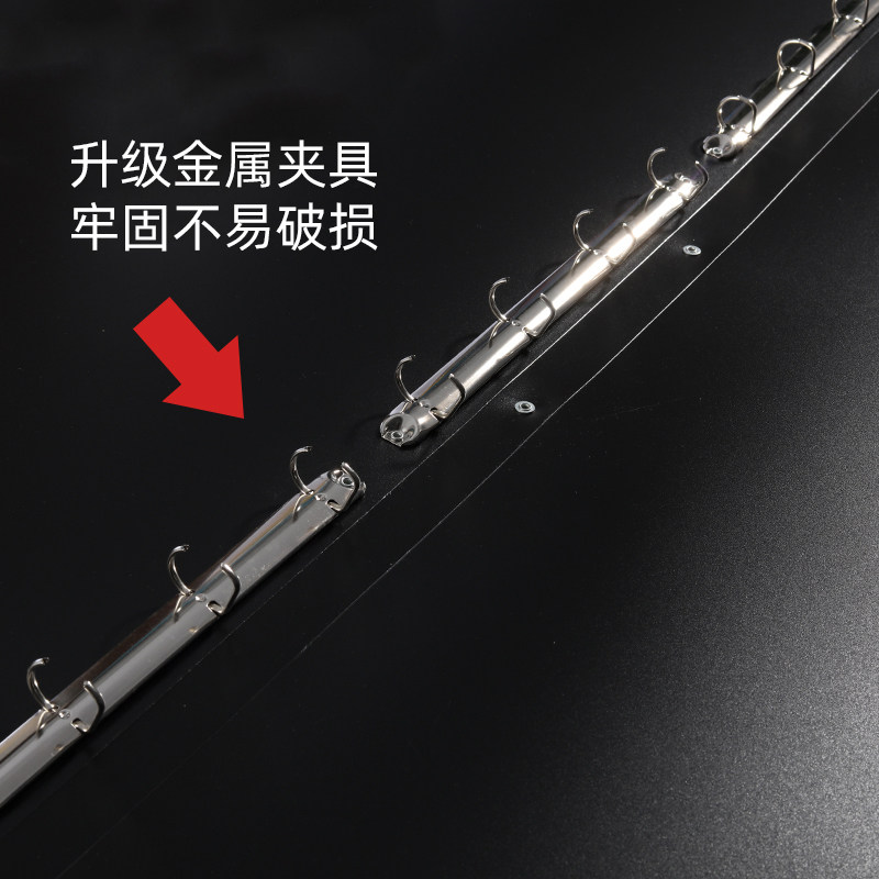 A0 루스리프 휴대용 폴더 대형 영화 배우 포스터 보관 책 전체 오픈 컬렉션 투명 정보 책