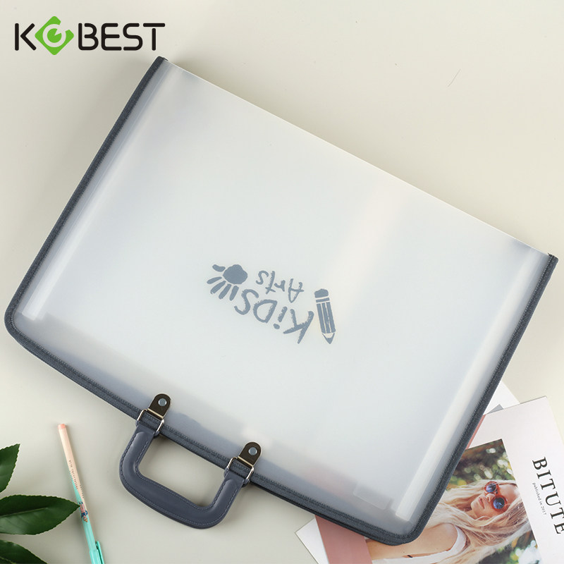 A3 시험지 보관 가방 아코디언 가방 폴더 다층 학생 휴대용 정보 가방 고등학생 대용량 문서 가방