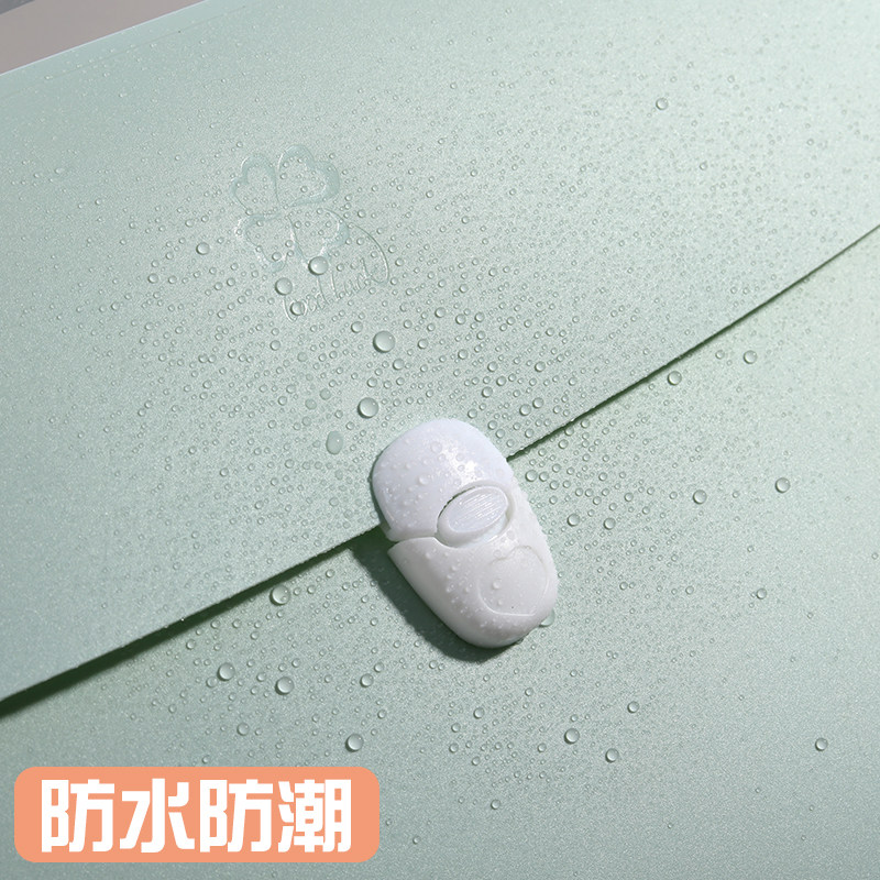 A4 파일 폴더 시험지 보관 가방 아코디언 가방 시험지 클립 다층 종이 정리 유물 학생 분류 파일 가방