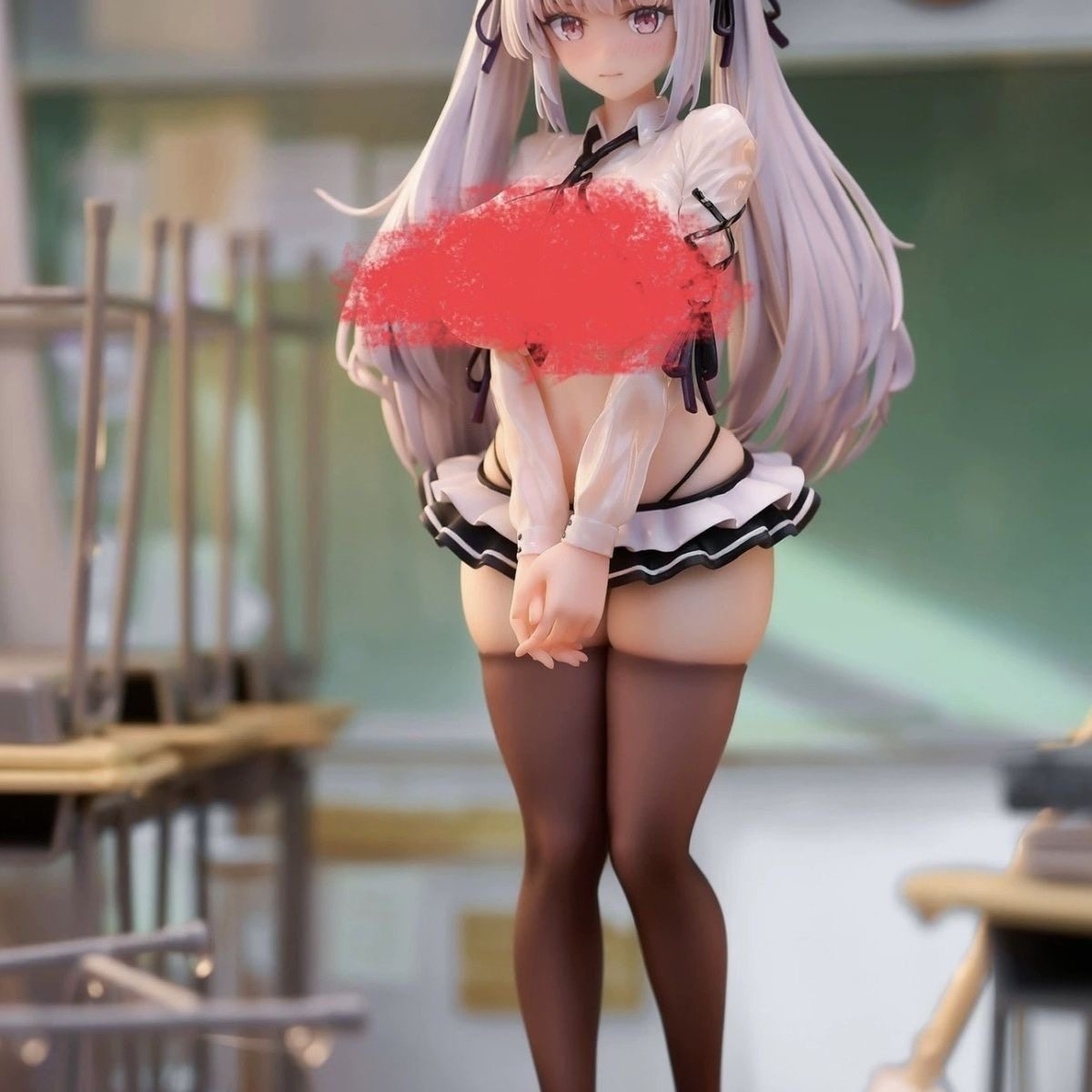 新品国产阿尔维娜高颜值制服优质手办模型摆件模型美少女摆件