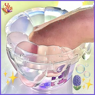 儿童高颜值透明硅胶童仔三井泉假水泡泡奶安全无毒大桶不粘手厚实