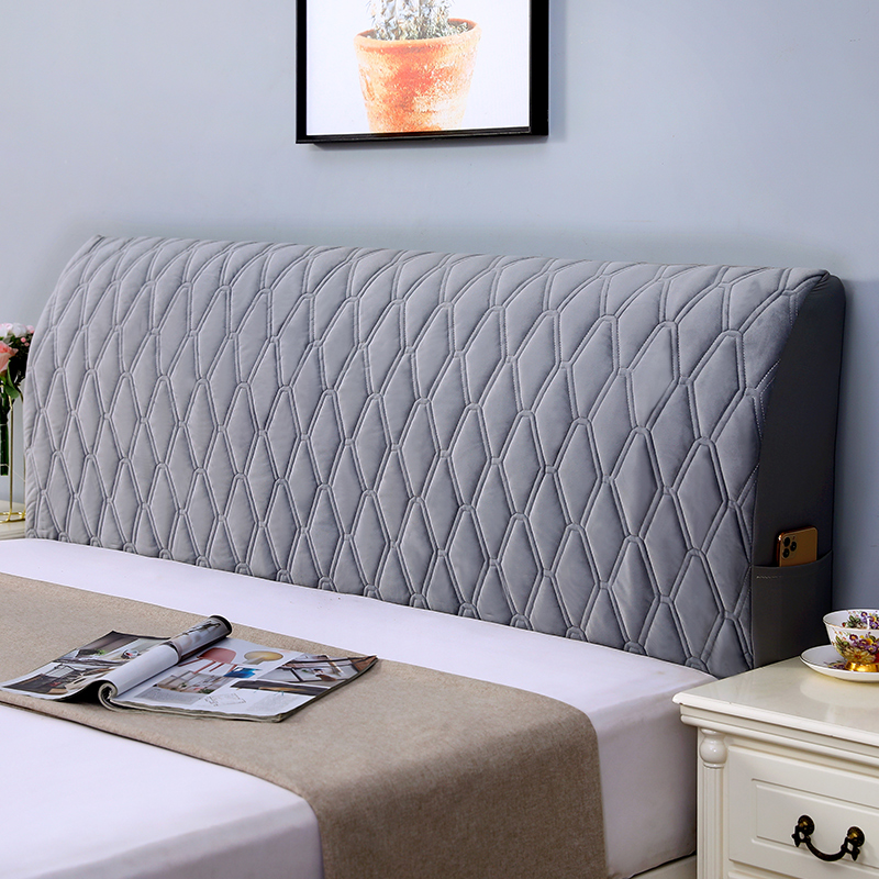 床头套罩网红2022新款软包硬板木床头床靠背罩套通用全包床头罩套