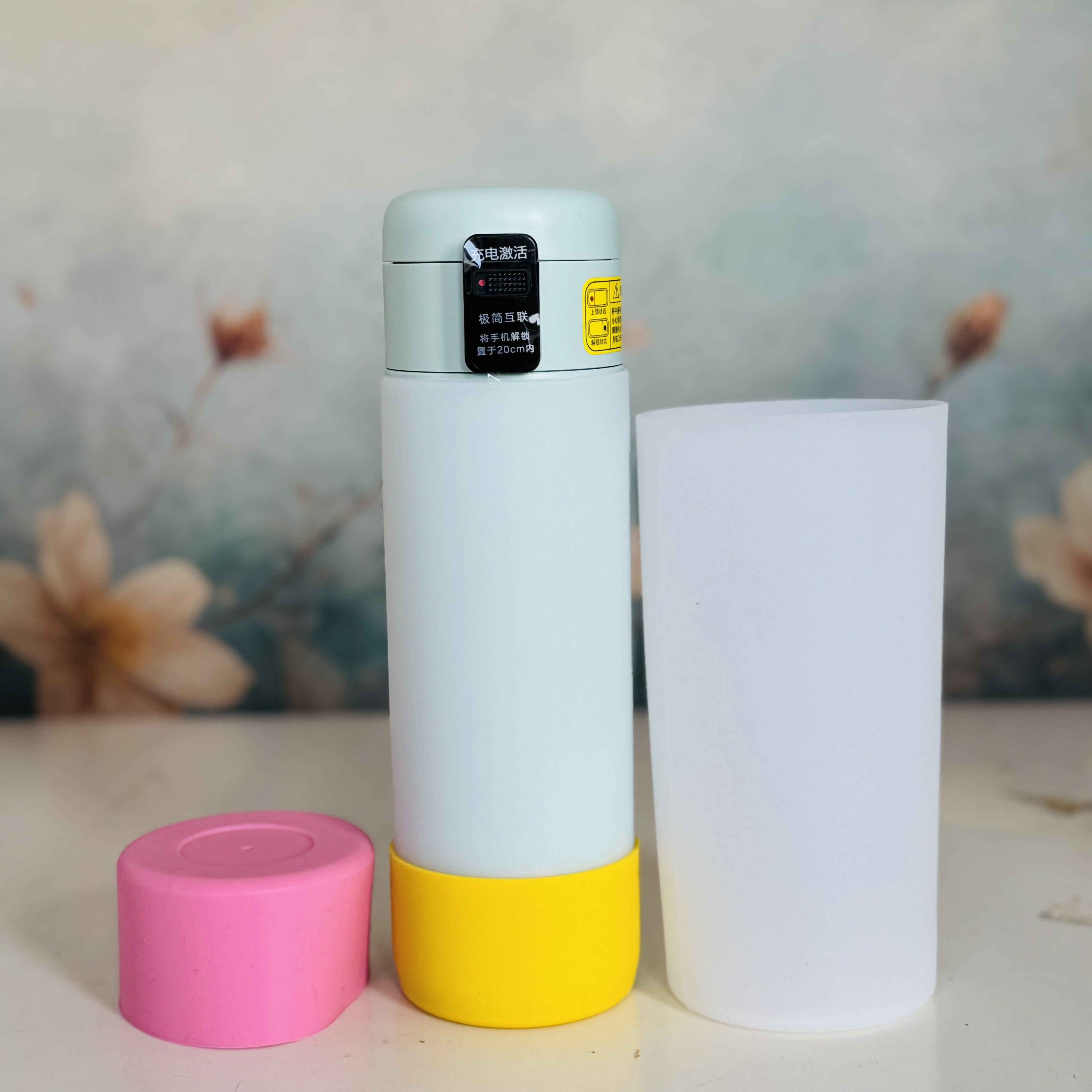 6.5cm防摔硅胶杯套适配哈尔斯鸿蒙智选420ml智能保温杯吸管水杯套,餐饮具,杯套,淘宝优惠券,粉丝福利购,淘宝优惠卷