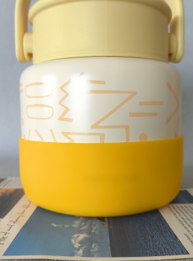 12cm13cm14.5cm硅胶杯套适配九阳焖烧壶保护套水杯拎拎壶底套杯垫