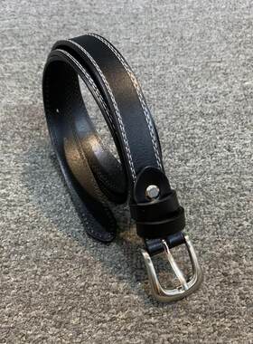 梦嘉丽针扣百搭牛皮小腰带