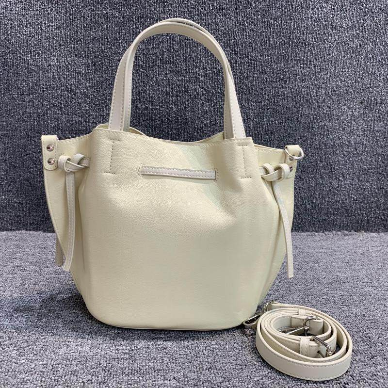 商场撤柜货真皮正品白色女包百搭时尚简约手提单肩饺子包头层牛皮