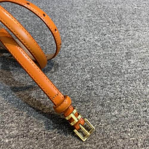 梦嘉丽牛皮针扣搭配小腰带女