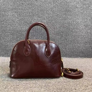 真皮女包韩版百搭甜美淑女女手提单肩实用头层牛皮小众小包化妆包