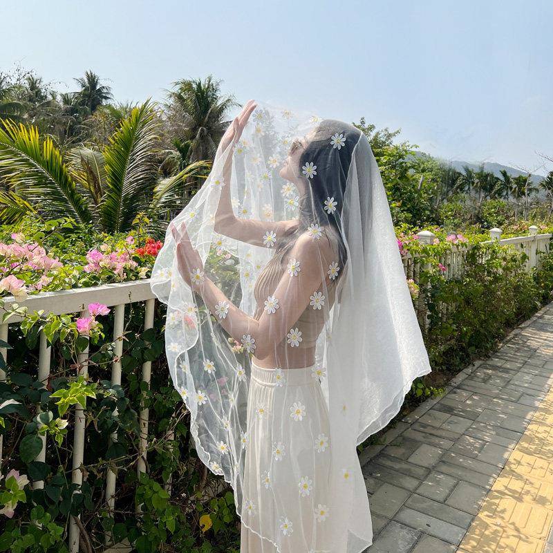 纱巾女款夏季防晒沙滩巾海边大速干 干网超红肩披旅20230327游薄