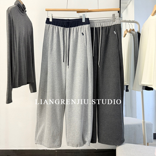 卫裤 加厚柔软显瘦高腰两穿休闲直筒裤 102BR 加绒 店主推荐