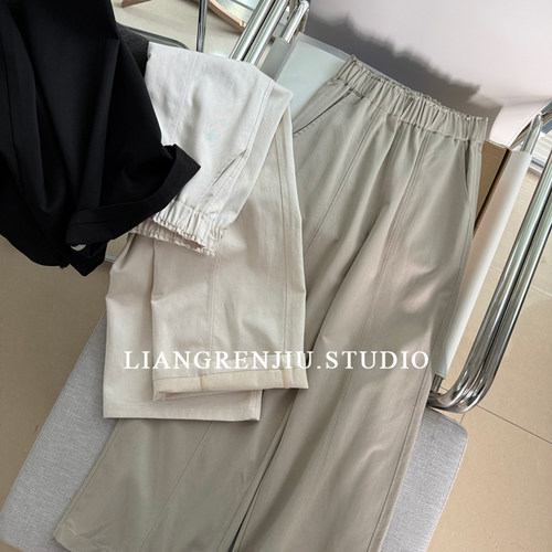 超推荐！天丝棉。做工精致窄板直筒。春夏优质百搭休闲裤2619B13