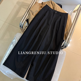 廓形休闲西裤 加绒加厚博主风腔调超模款 5532M 公司货 自留款