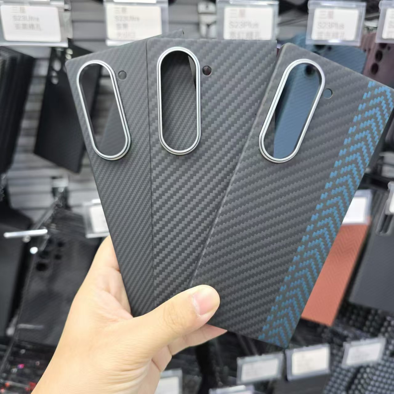 适用三星Z Fold 6手机壳凯夫拉芳纶纤维新款折叠屏Magsafe超博耐磨磁吸硬壳