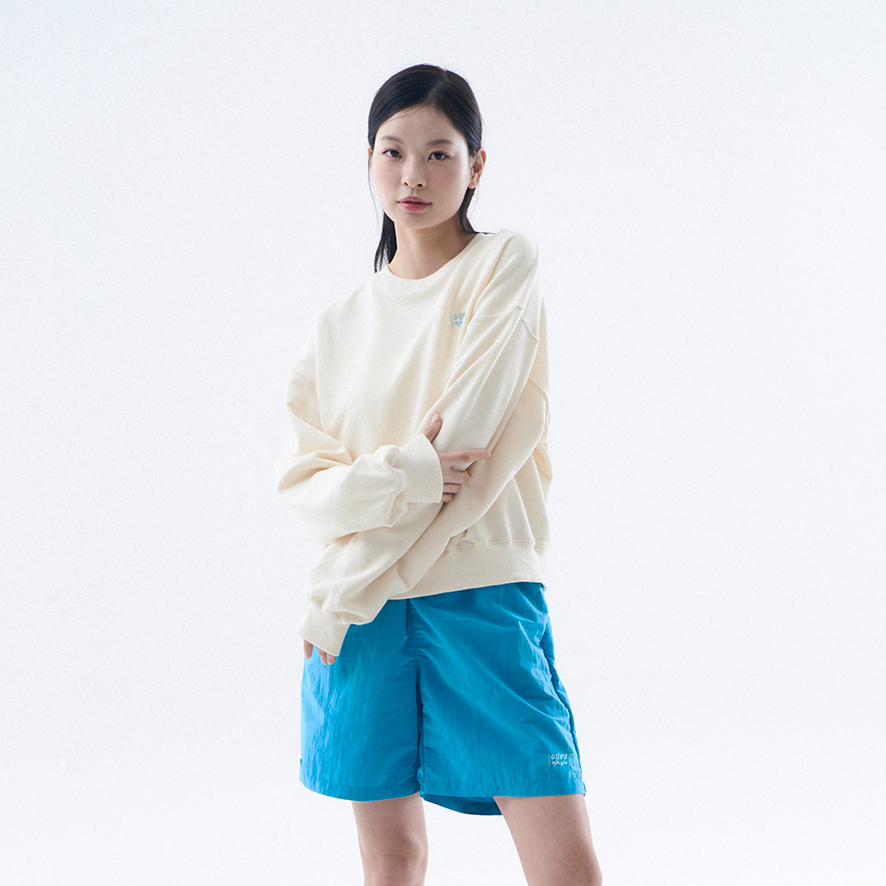 GHPC 中性圆领套头短款卫衣女士春秋冬季装薄款韩版2024新款宽松