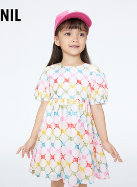 【商场同款】安奈儿童装女童连衣裙新款夏休闲裙子A字裙XG423710