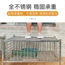 养殖家用笼大号养殖户外鸽笼笼兔笼加厚加密笼鸡鸭不锈钢宠物无磁