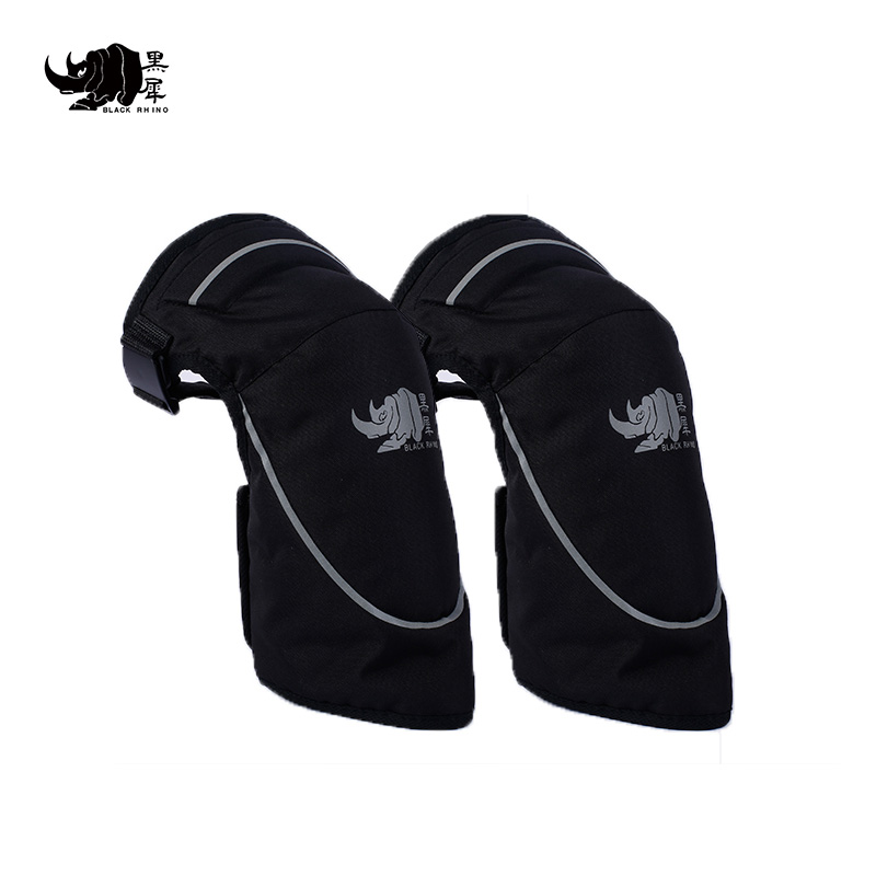 黑犀xpe防撞摔云盾护膝滑雪环保
