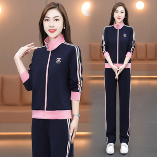 POLO领透气吸汗棉质健身训练服 长袖 2026春秋新女款 运动休闲套装