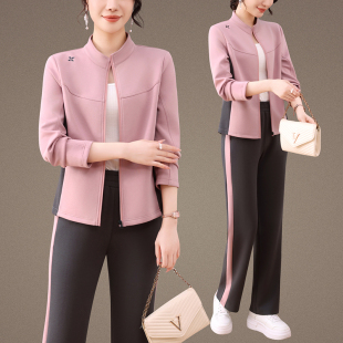 长袖 运动休闲套装 POLO领舒适透气百搭运动服 女款 2026春秋季