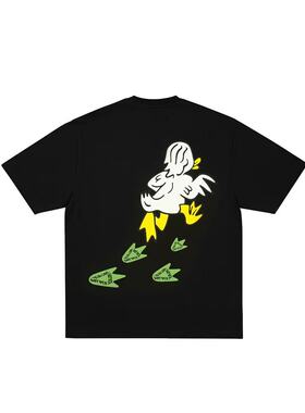 PALACE唐老鸭印花短袖25SS男女同款字母半袖全棉圆领多色T恤潮牌