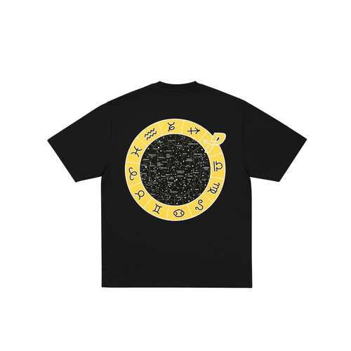 PALACE 25FW十二星座印花短袖星宿字母全棉T恤潮牌男女款休闲半袖