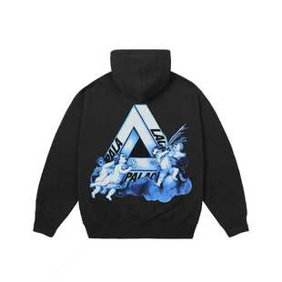 palace 25fw 秋冬天使字母印花连帽卫衣男女同款帽衫潮牌上衣