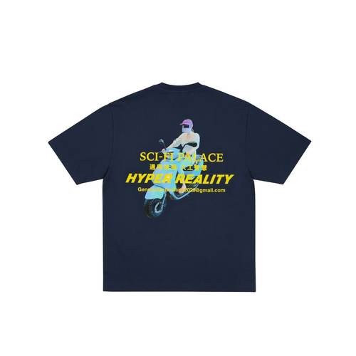 palace电驴印花T恤25SS夏季全棉简约圆领短袖潮牌男女同款字母TEE