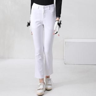 春夏季 子长裤 免烫修身 显瘦女裤 弹力速干 高尔夫女装 golf运动球裤 裤