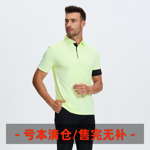 高尔夫男士短袖夏季速干透气